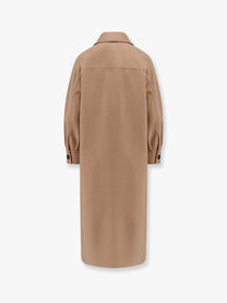 Max Mara Women's Aldo Max Mara Sfilata Wool and Cashmere Coat Brown