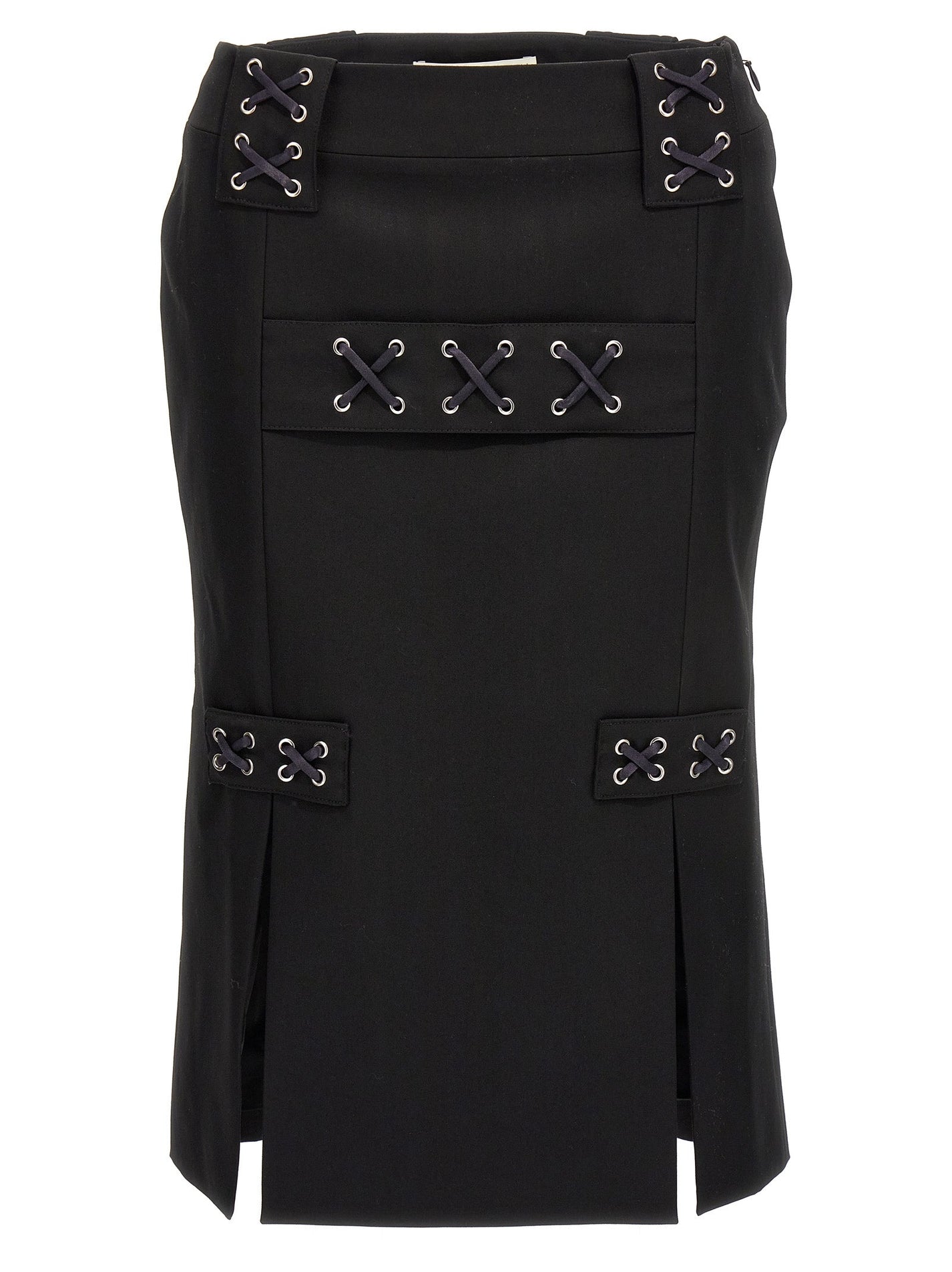 ALESSANDRA RICH - ALESSANDRA RICH - Lace-up skirt - Women’s Clothing