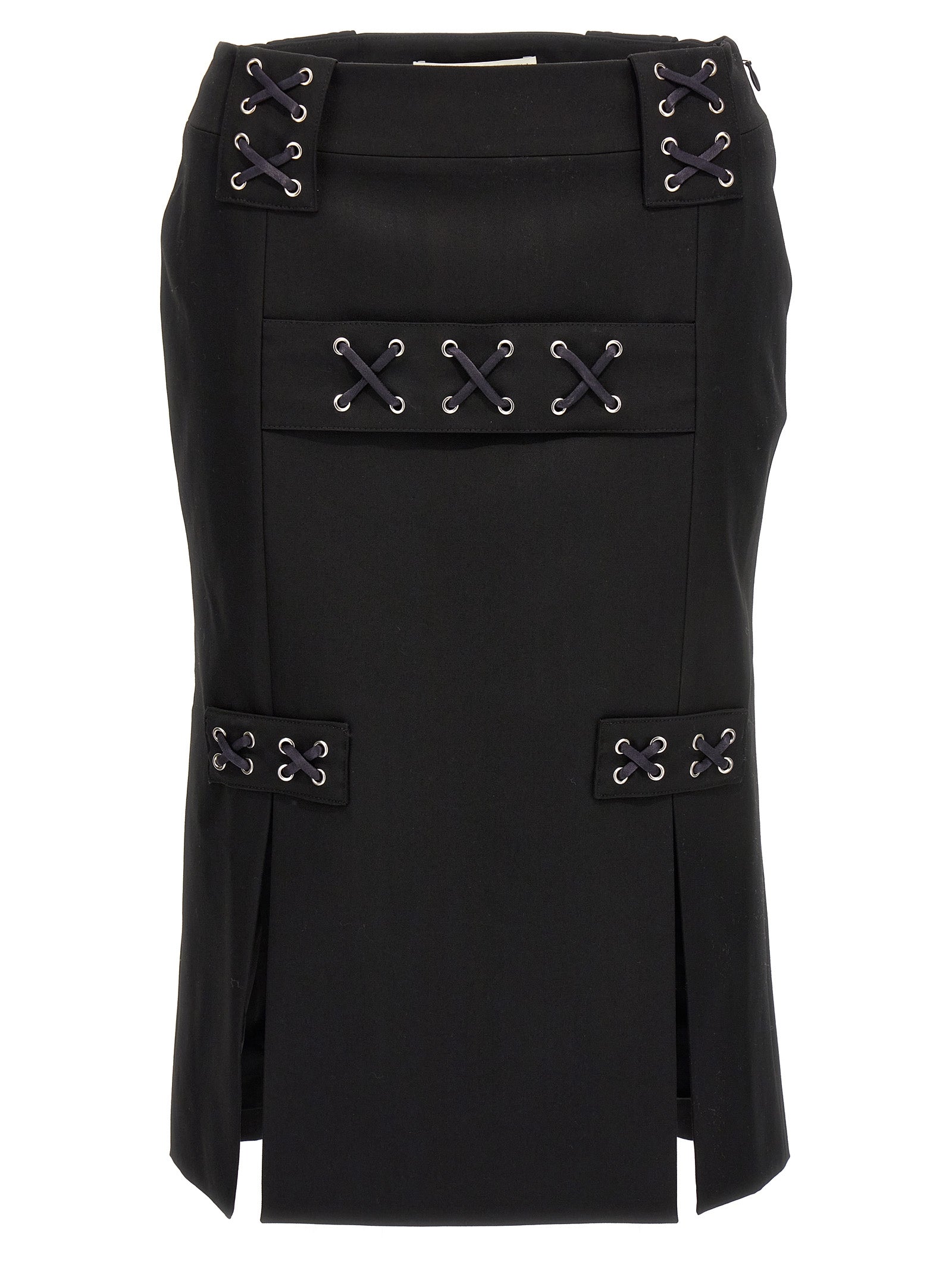 ALESSANDRA RICH - ALESSANDRA RICH - Lace-up skirt - Women’s Clothing