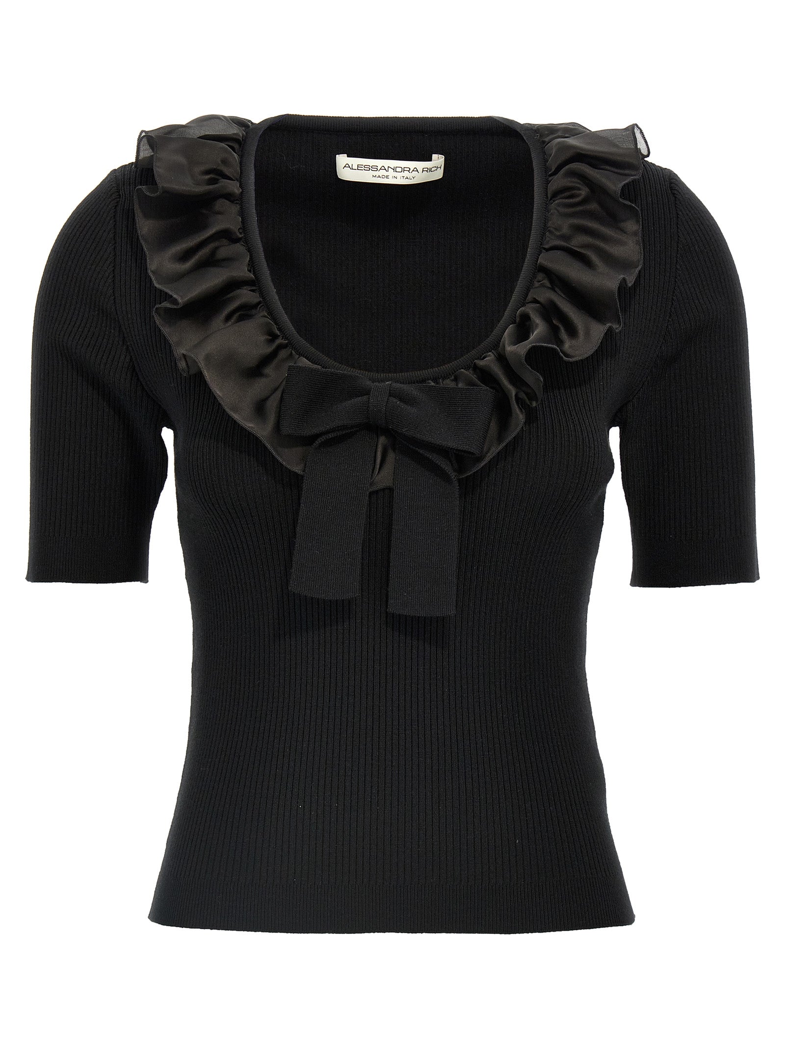 ALESSANDRA RICH - ALESSANDRA RICH - Ruffle t-shirt - Women’s Tops