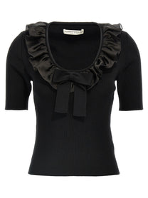 ALESSANDRA RICH - ALESSANDRA RICH - Ruffle t-shirt - Women’s Tops