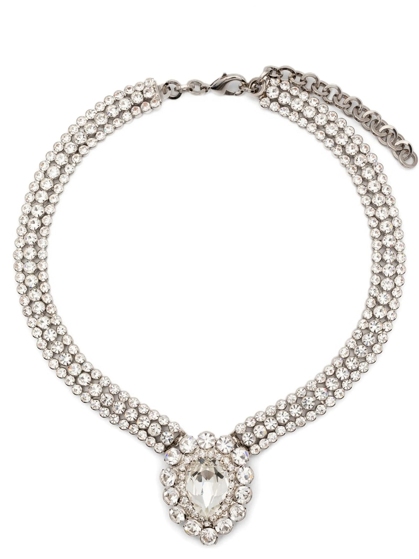 ALESSANDRA RICH - ALESSANDRA RICH - Drop stone necklace - Women’s Accessories