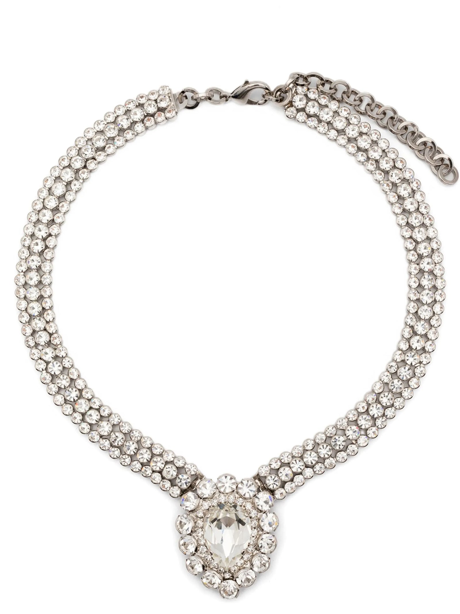 ALESSANDRA RICH - ALESSANDRA RICH - Drop stone necklace - Women’s Accessories