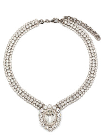 ALESSANDRA RICH - ALESSANDRA RICH - Drop stone necklace - Women’s Accessories