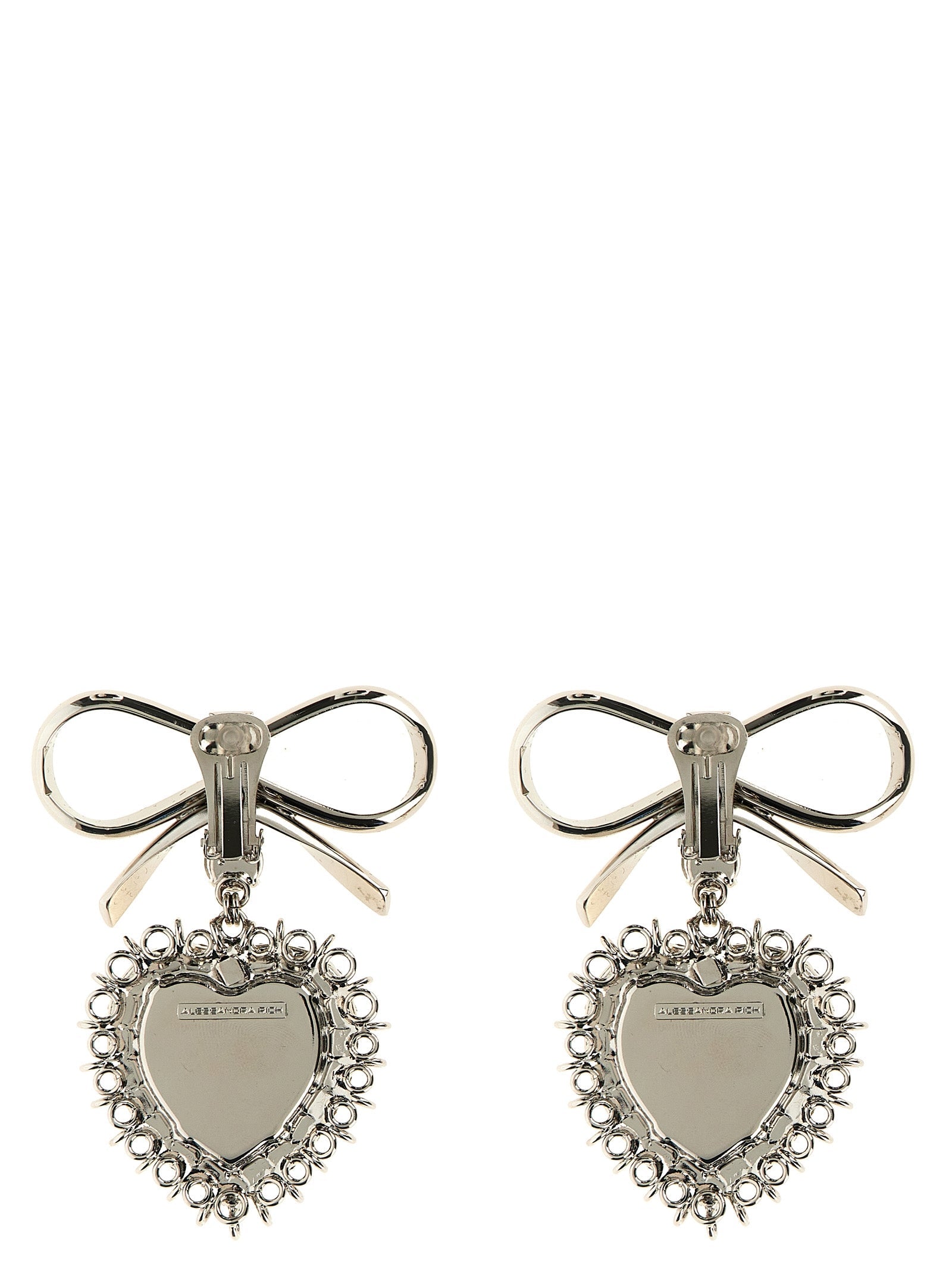 ALESSANDRA RICH - ALESSANDRA RICH - Metal bow earrings - Women’s Accessories
