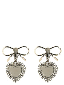 ALESSANDRA RICH - ALESSANDRA RICH - Metal bow earrings - Women’s Accessories