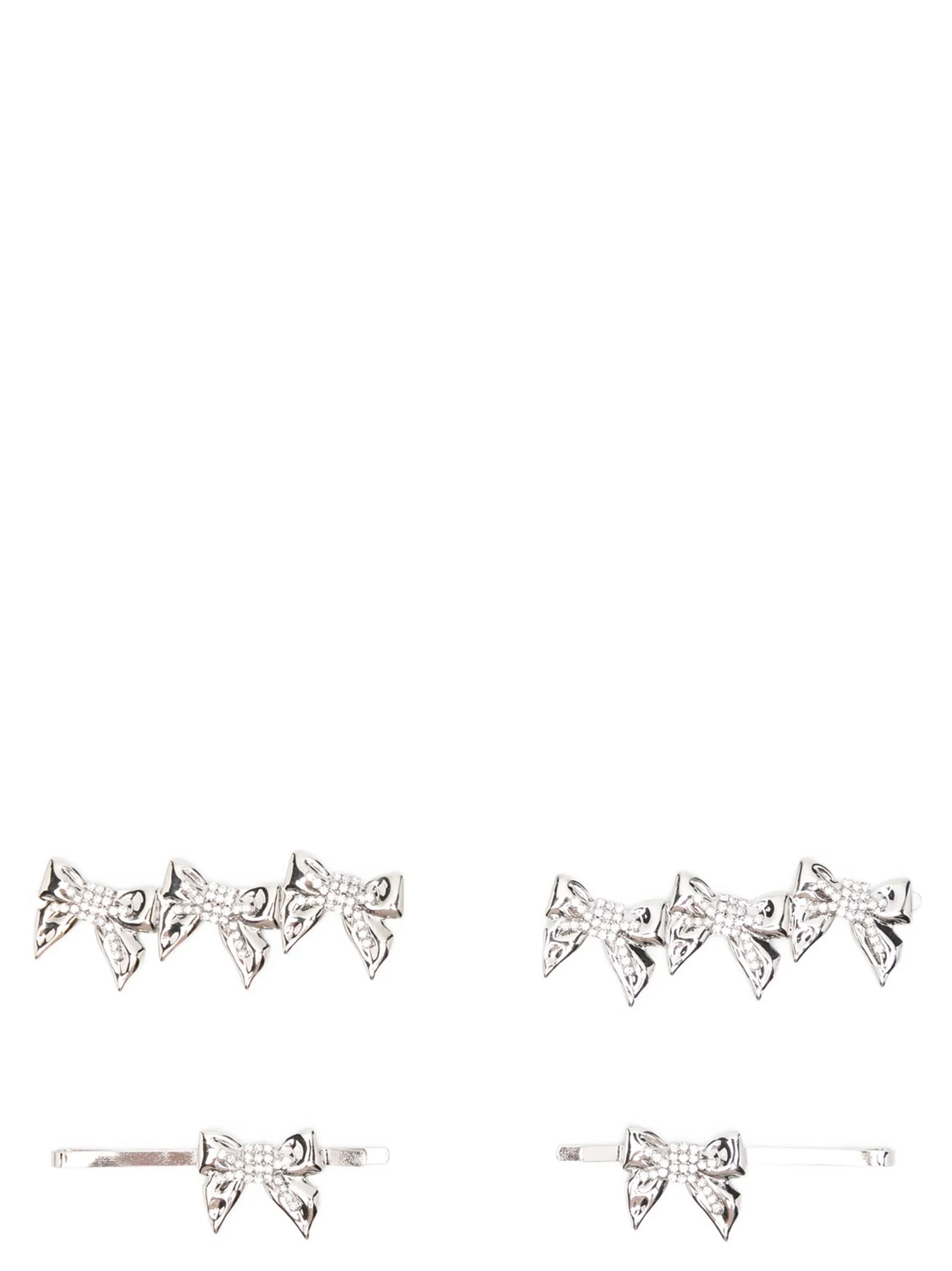 ALESSANDRA RICH - ALESSANDRA RICH - Set of four bow pins - Woman,Accessories,Hair accessories,