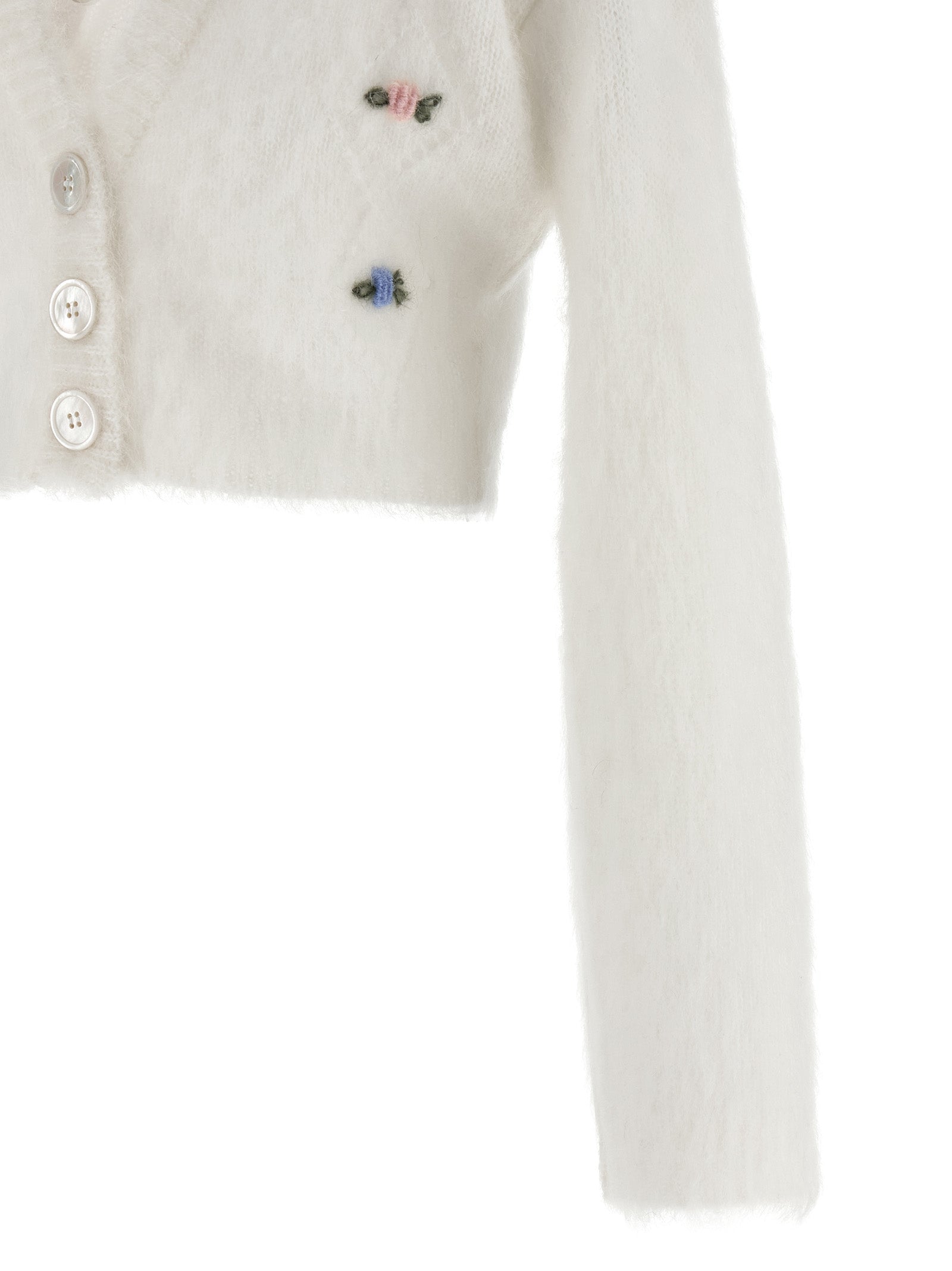 ALESSANDRA RICH - ALESSANDRA RICH - ’Carded Mohair’ cardigan - Women’s Knitwear