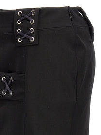 ALESSANDRA RICH - ALESSANDRA RICH - Lace-up skirt - Women’s Clothing