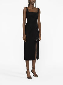 Alexander McQueen - Alexander McQueen zip-embellished Midi Dress - Dresses