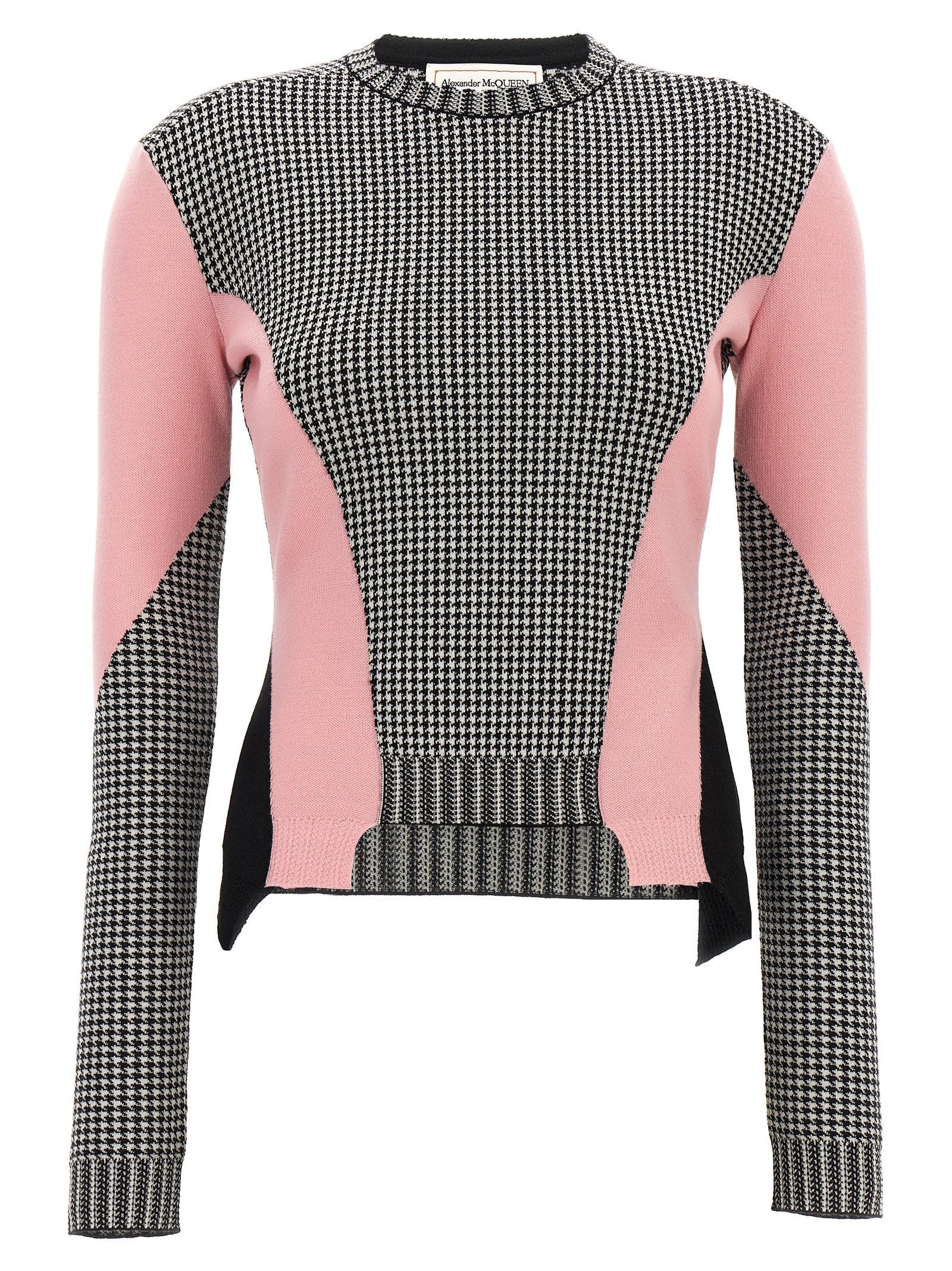 ALEXANDER MCQUEEN - ALEXANDER MCQUEEN - Houndstooth sweater - Women’s Knitwear