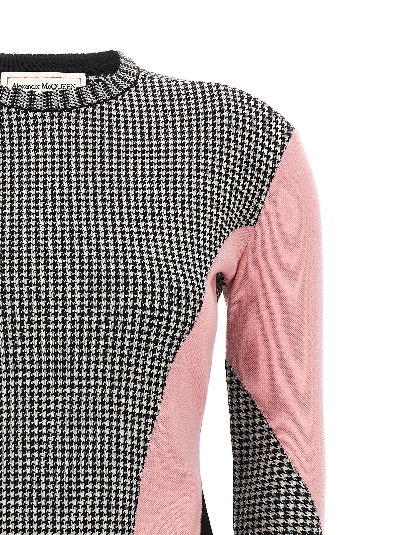 ALEXANDER MCQUEEN - ALEXANDER MCQUEEN - Houndstooth sweater - Women’s Knitwear