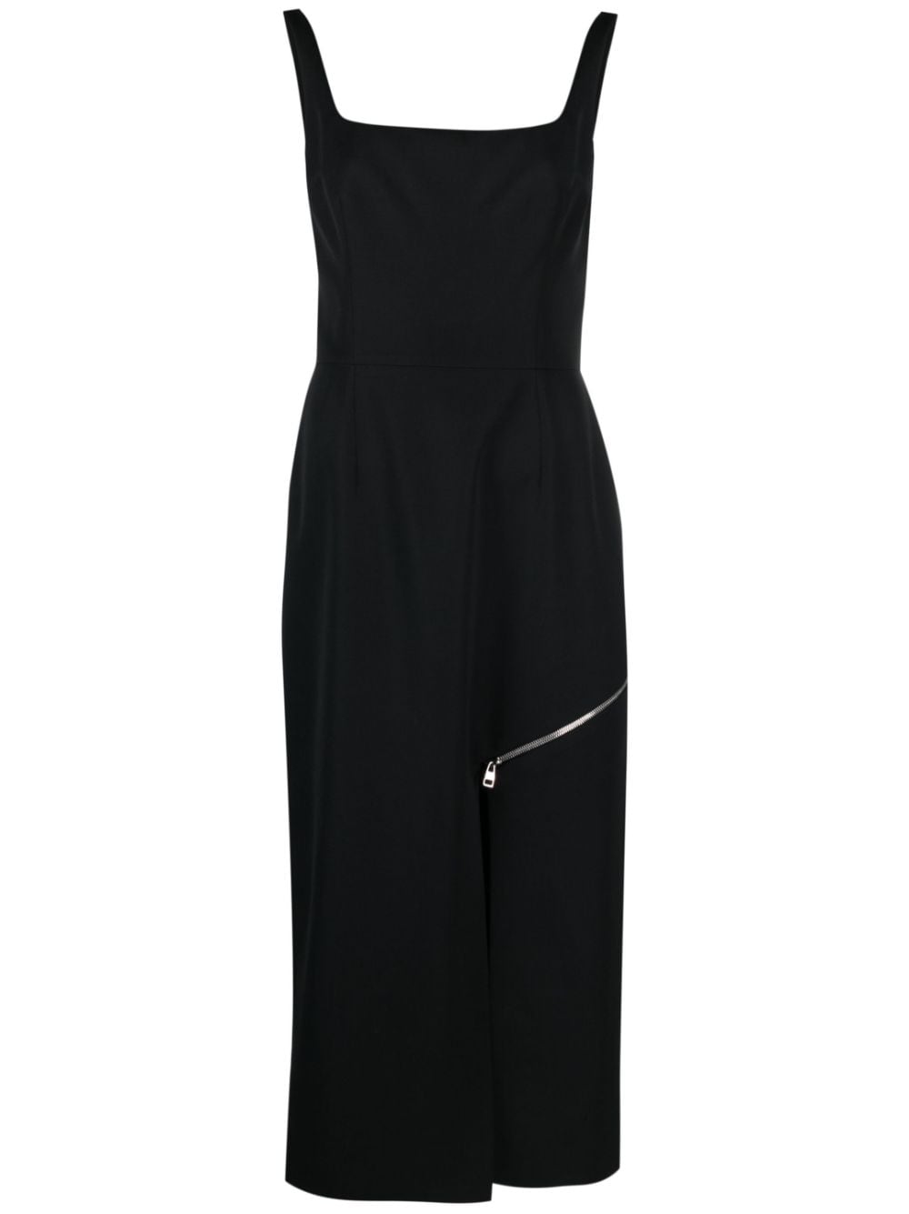 Alexander McQueen - Alexander McQueen zip-embellished Midi Dress - Dresses