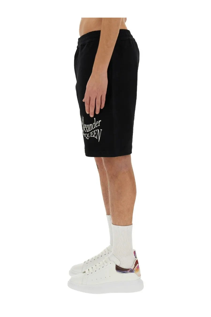 Alexander McQueen Men's Bermuda Black, view 4
