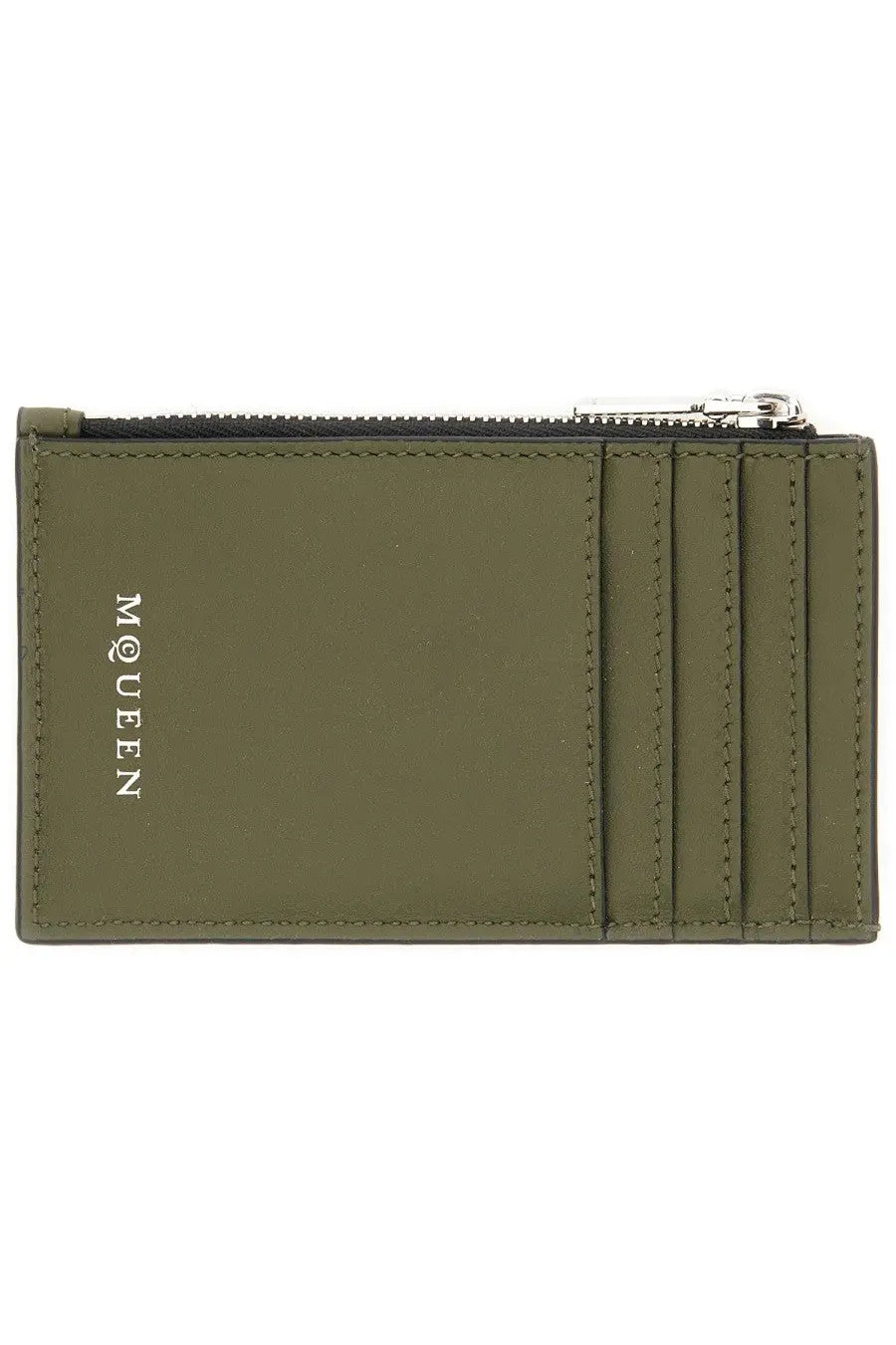 Alexander McQueen Men's Card Holder Skull Brown, view 2