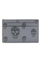 Alexander McQueen Men's Card Holder Skull Grey, view 2