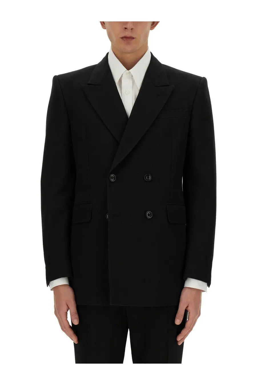 Alexander McQueen Men's Double Breasted Jacket Black