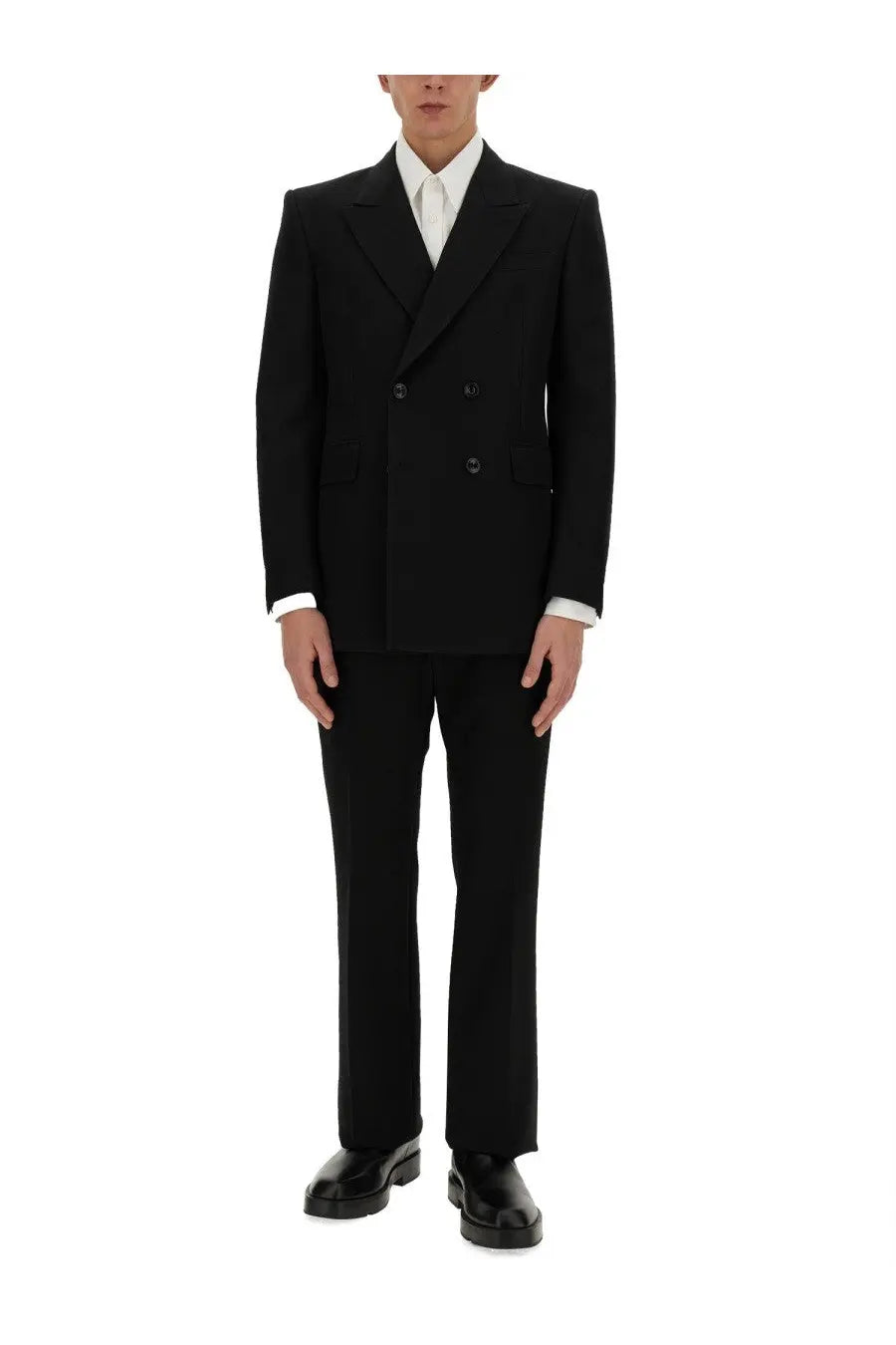 Alexander McQueen Men's Double Breasted Jacket Black, view 2