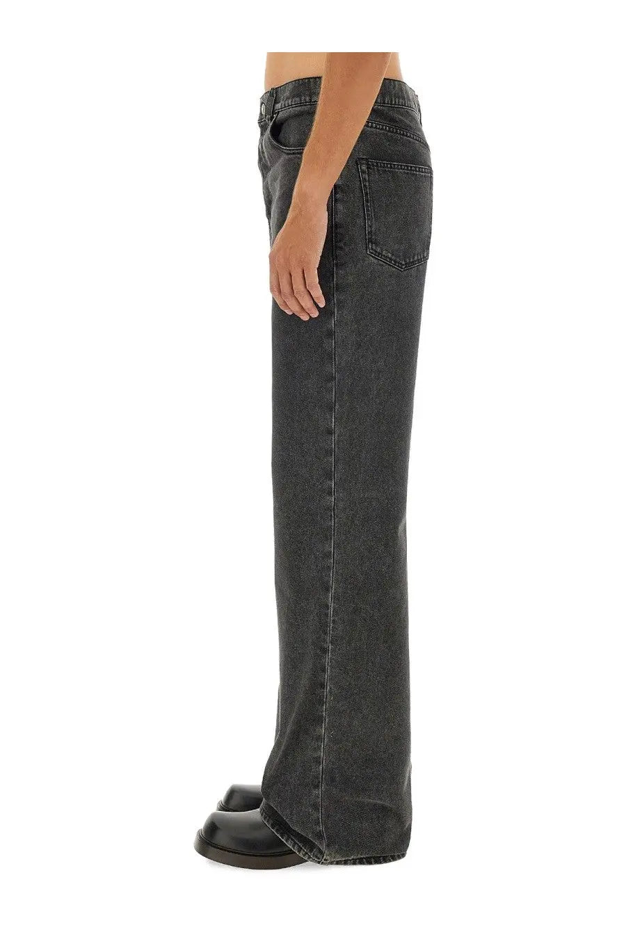 Alexander McQueen Men's Jeans Baggy Grey, view 4