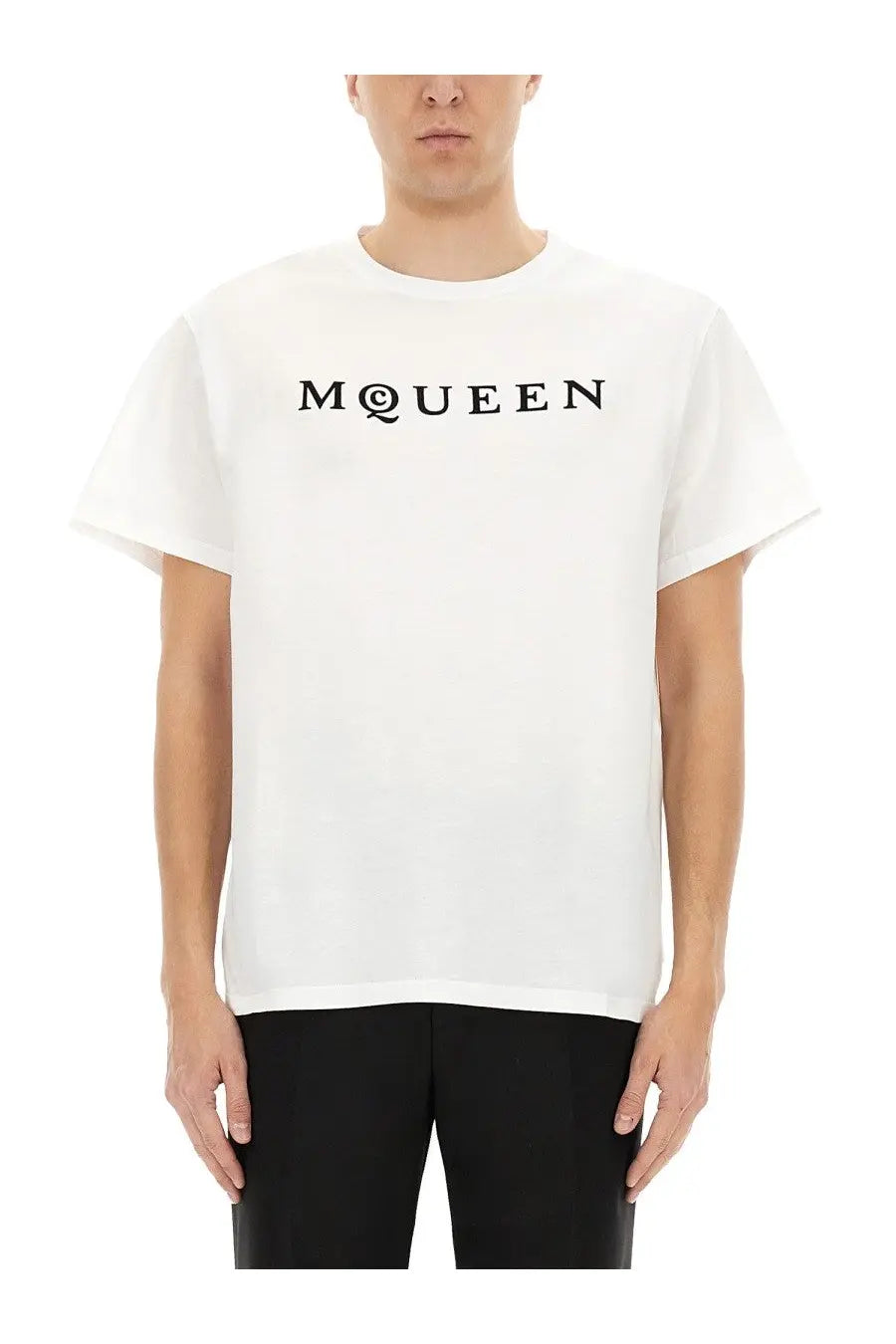 Alexander McQueen Men's Jersey Shirt White