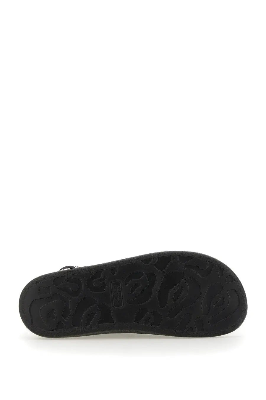 Alexander McQueen Men's Leather Sandal Black, view 5