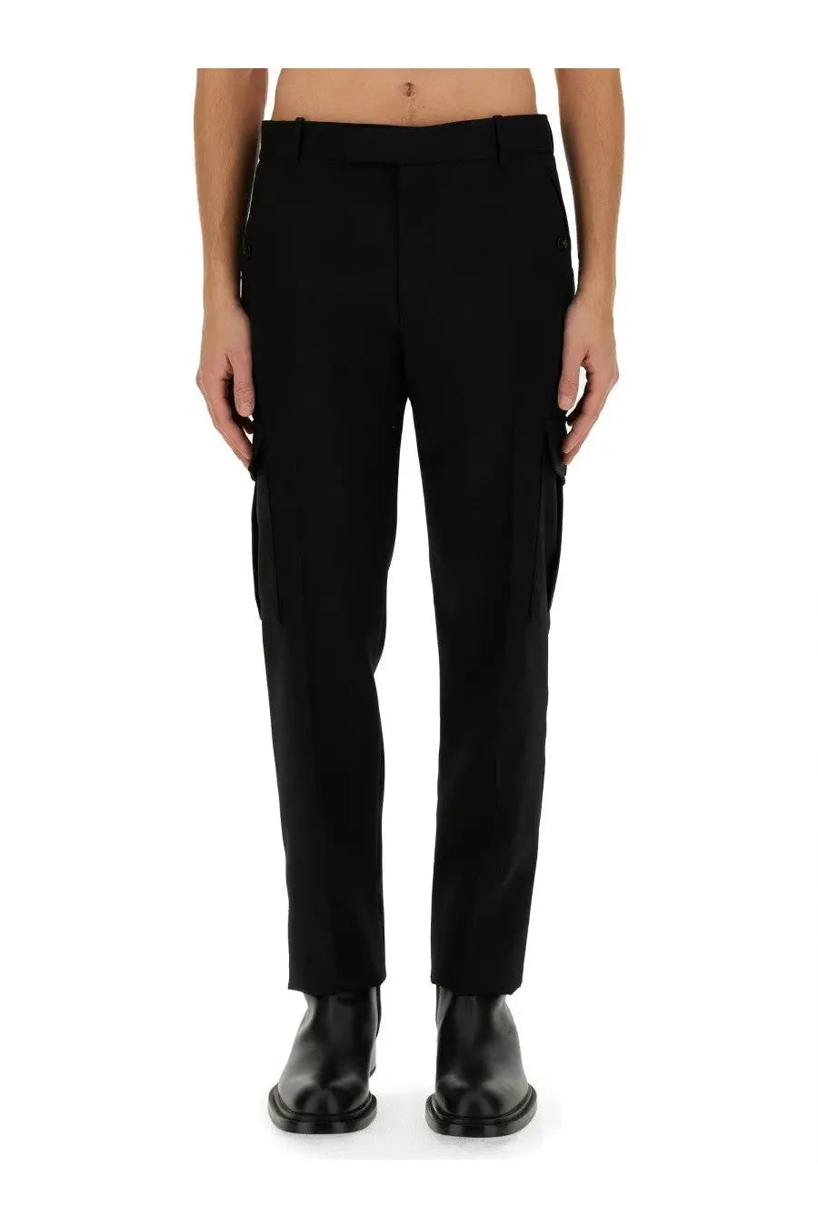 Alexander McQueen Men's Military Pants Black