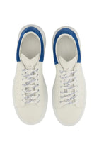 Alexander McQueen Men's Oversized Leather Sneaker White, view 2