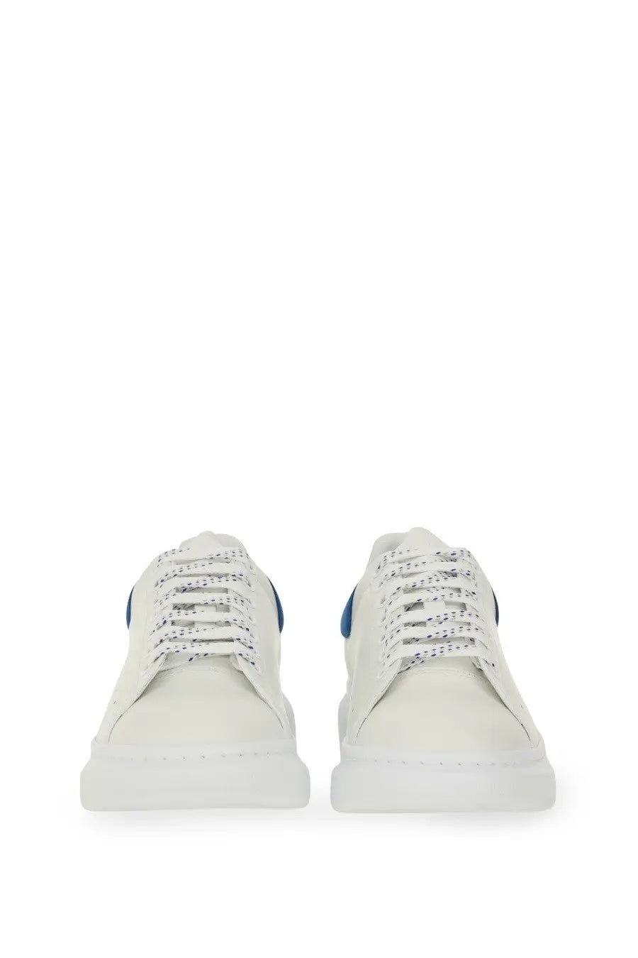 Alexander McQueen Men's Oversized Leather Sneaker White, view 5