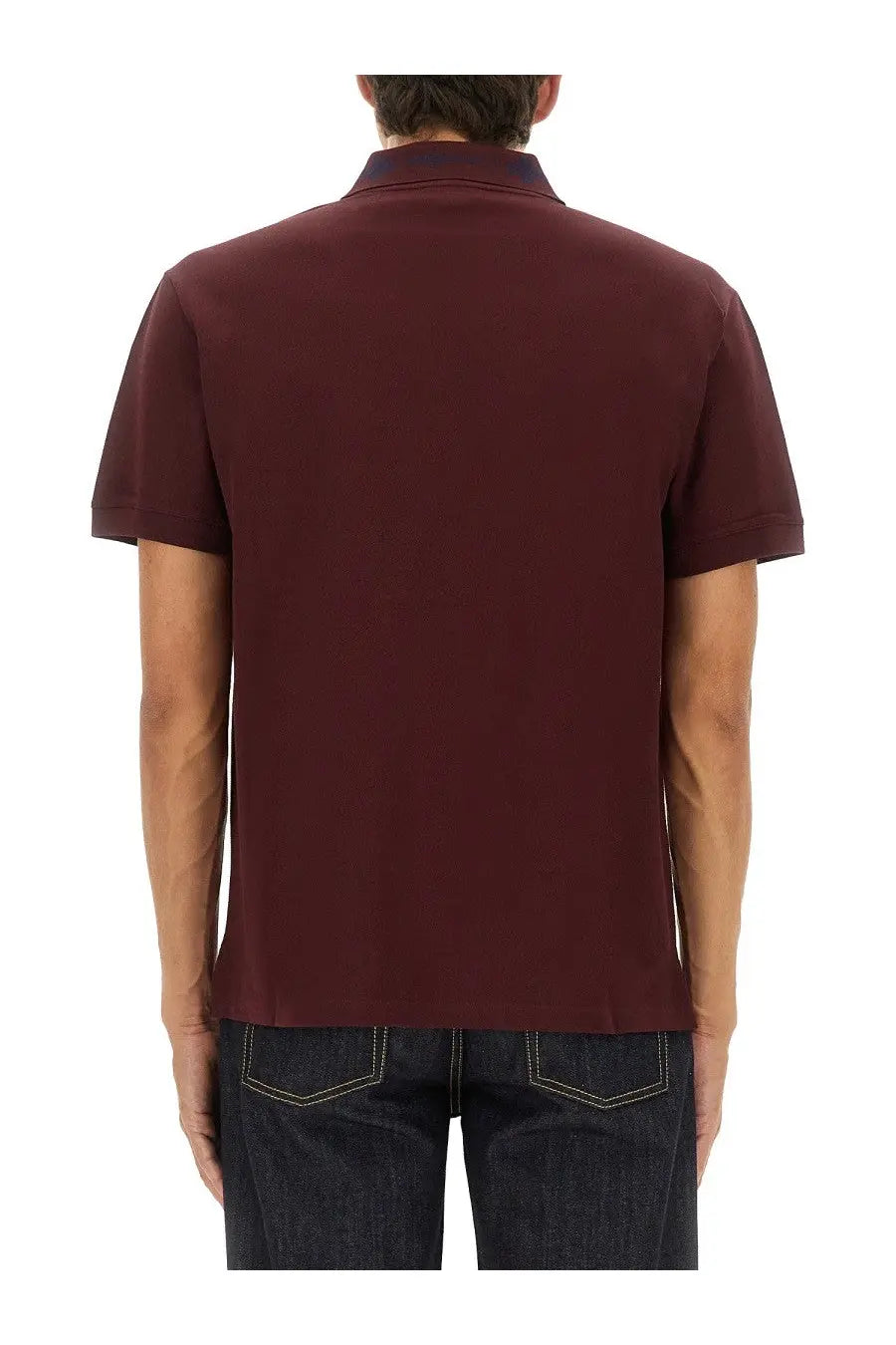 Alexander McQueen Men's Polo Shirt Red, view 3