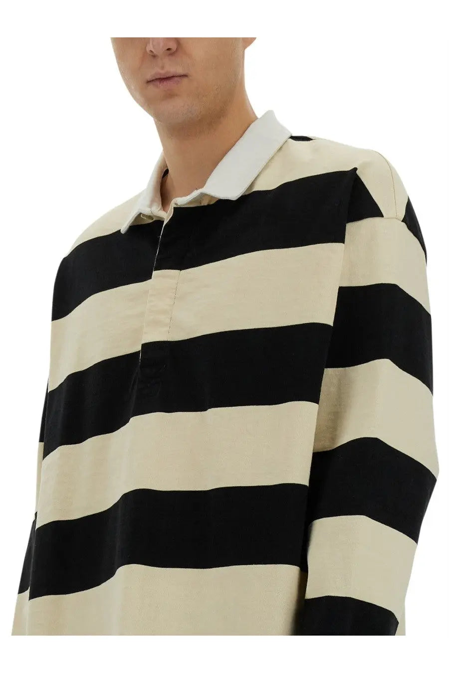 Alexander McQueen Men's Rugby Polo Multicolor, view 4