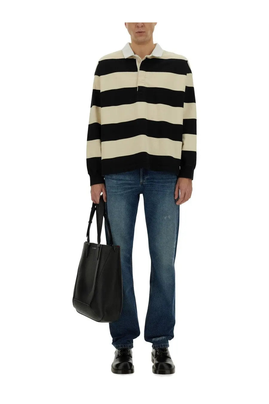 Alexander McQueen Men's Rugby Polo Multicolor, view 2