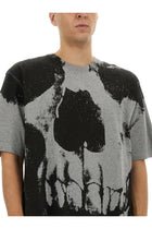 Alexander McQueen Men's Skull Print Shirt Grey, view 4