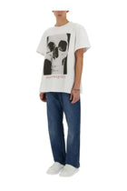 Alexander McQueen Men's Skull Print Shirt White, view 2