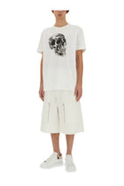 Alexander McQueen Men's Skull Print Shirt White, view 2