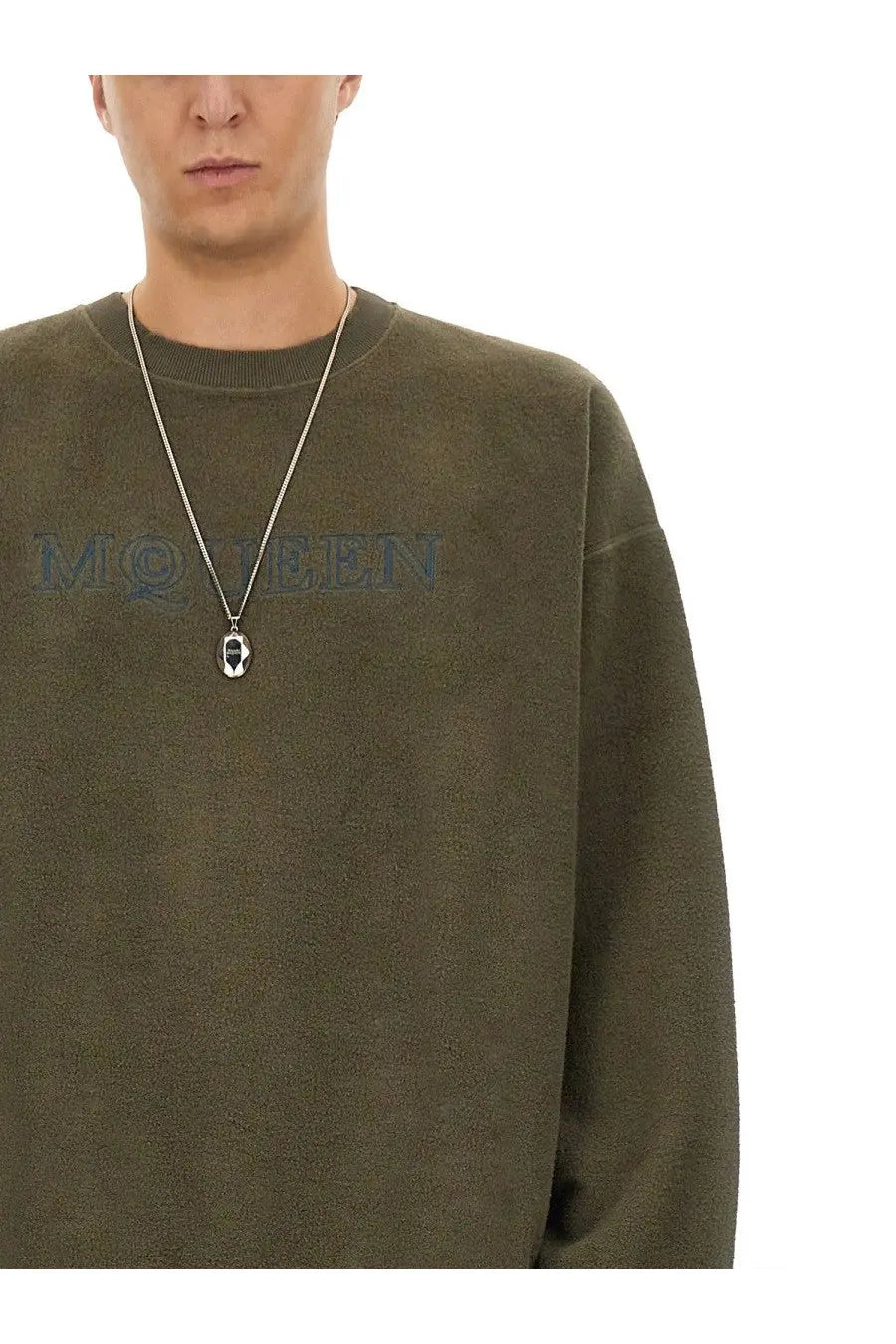 Alexander McQueen Men's Sweatshirt Green, view 4