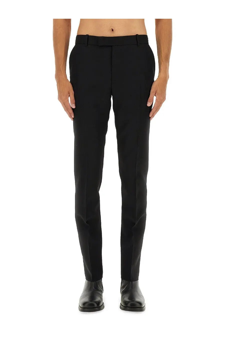 Alexander McQueen Men's Wool Pants Black