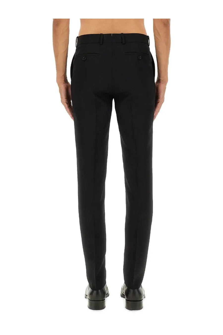 Alexander McQueen Men's Wool Pants Black, view 4