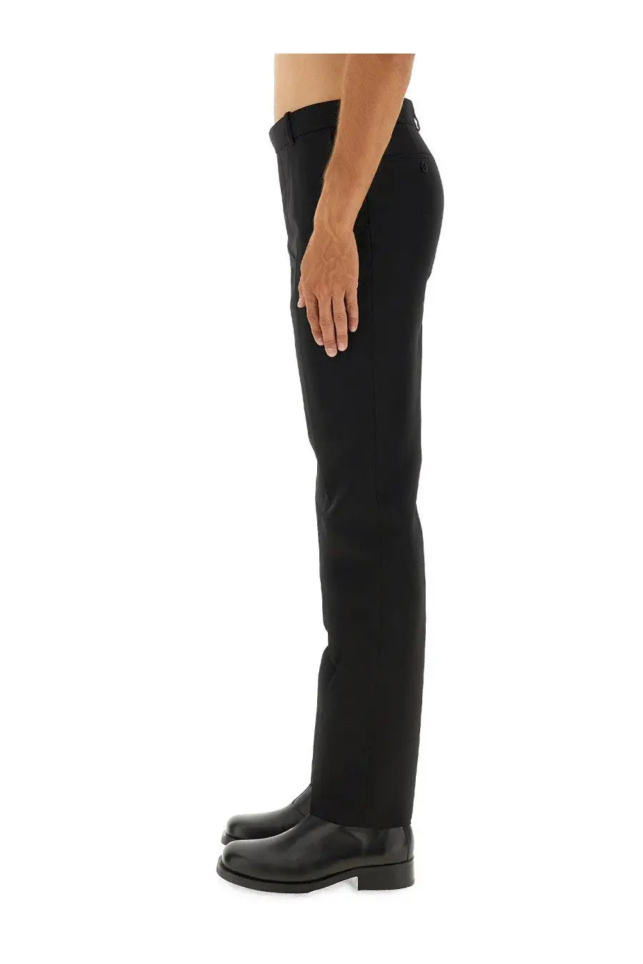 Alexander McQueen Men's Wool Pants Black, view 3