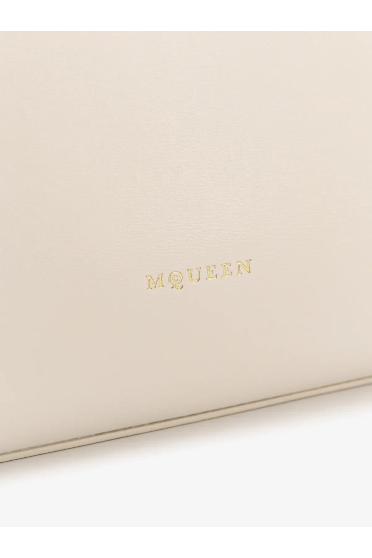 Alexander McQueen Women's Birdee Large Leather Shoulder Bag White, view 5
