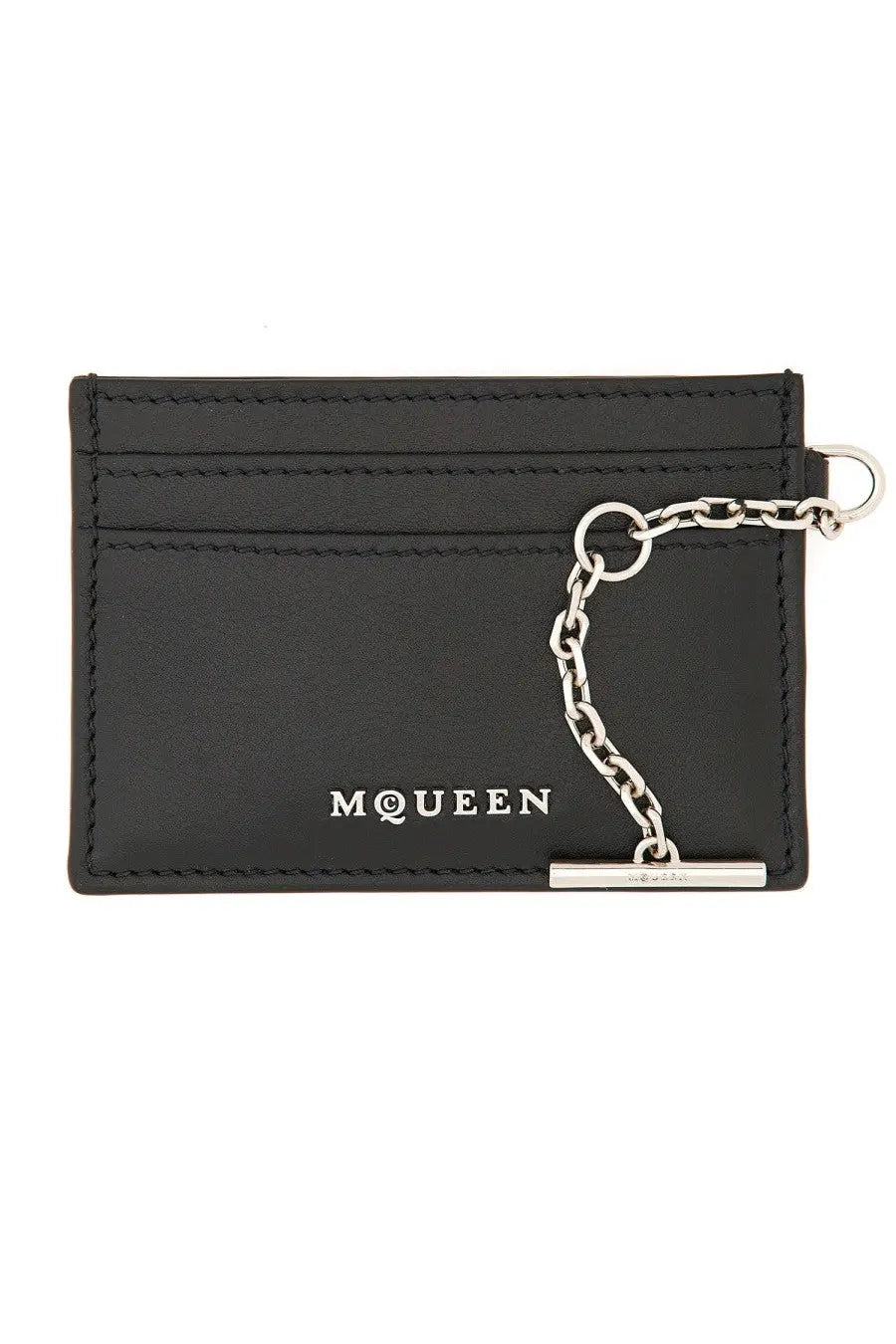 Alexander McQueen Women's Card Holder Sling Black
