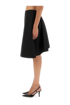 Alexander McQueen Women's Flared Midi Skirt Black, view 4