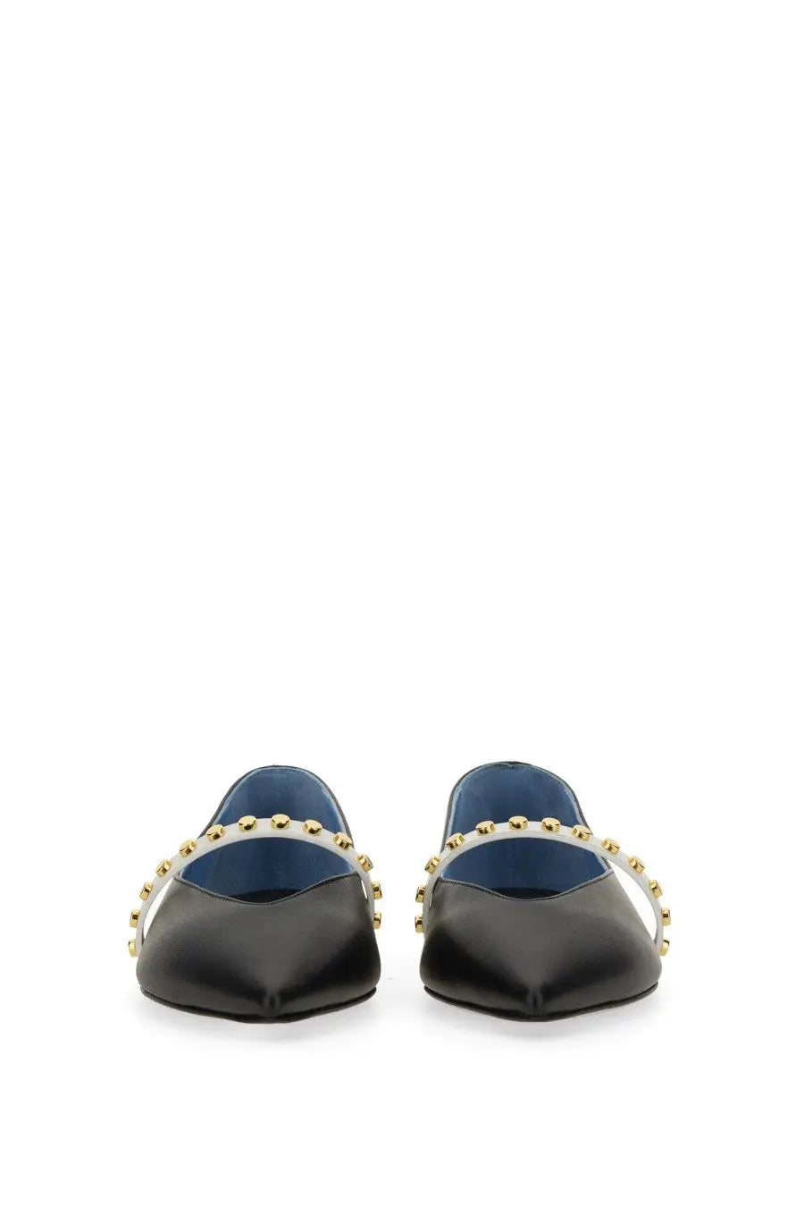 Alexander McQueen Women's Leather Ballet Flats Black, view 4