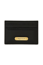 Alexander McQueen Women's Leather Card Holder Black