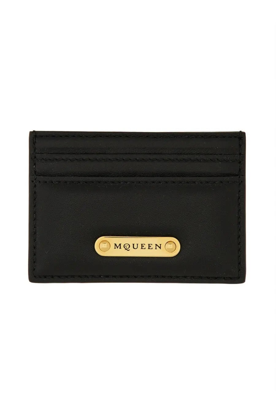 Alexander McQueen Women's Leather Card Holder Black