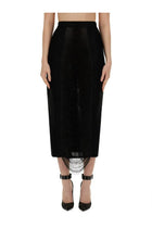 Alexander McQueen Women's Long Skirt Black