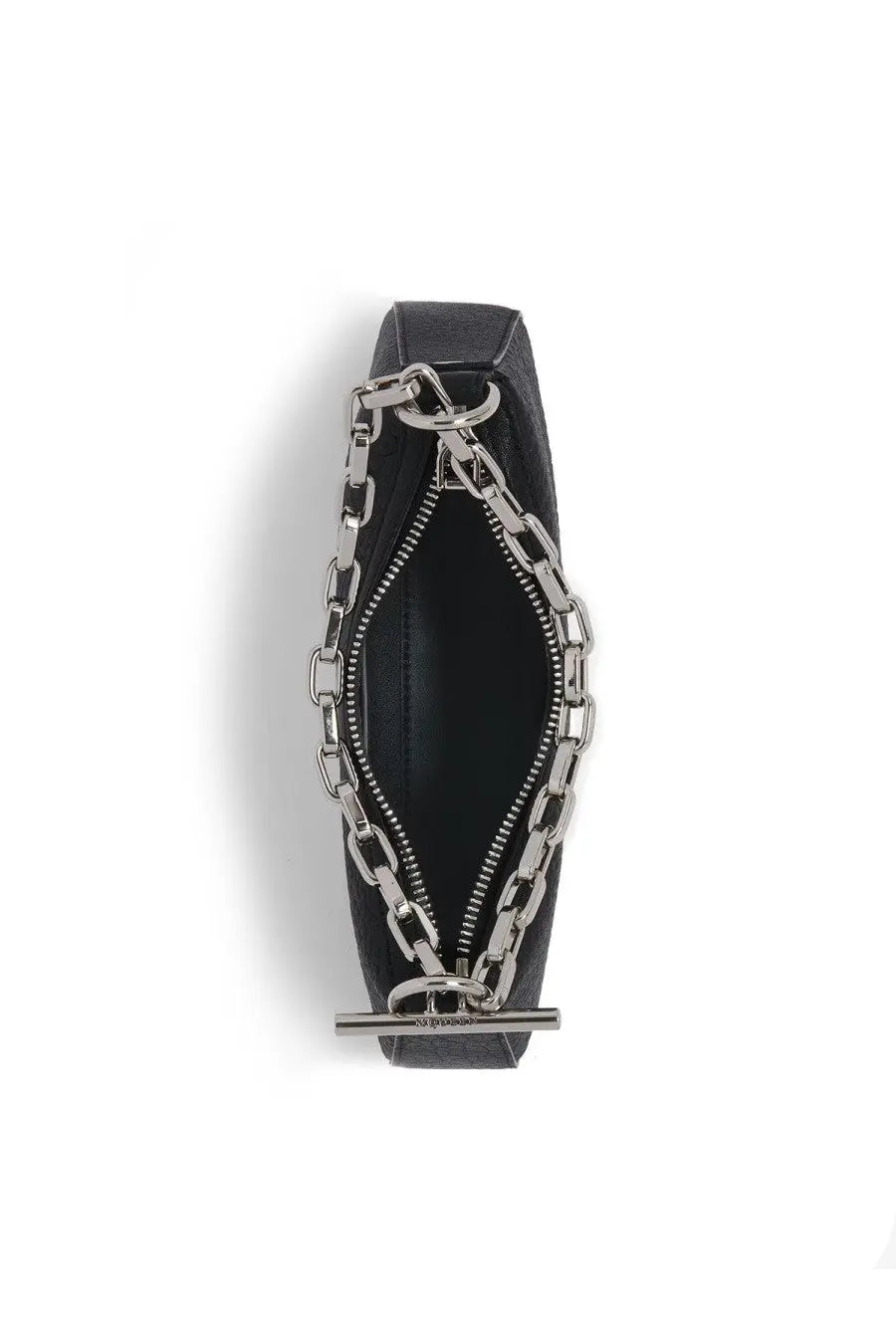 Alexander McQueen Women's Mini Buckle Clutch Bag Black, view 4