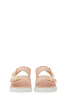 Alexander McQueen Women's Oversize Hybrid Sandal Blue, view 3
