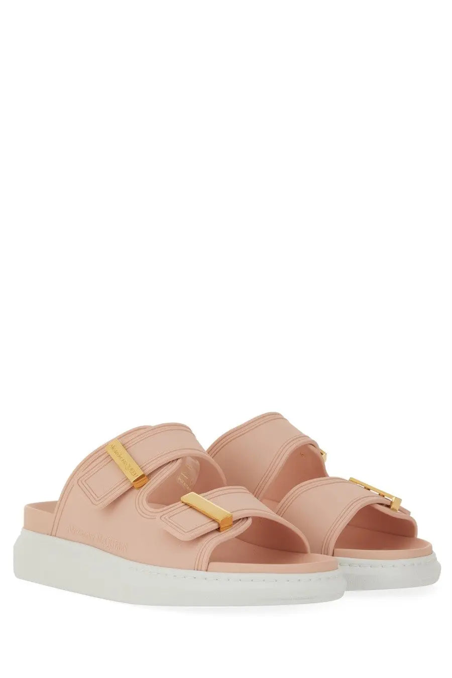 Alexander McQueen Women's Oversize Hybrid Sandal Blue, view 2