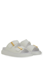 Alexander McQueen Women's Oversize Hybrid Sandal White, view 2