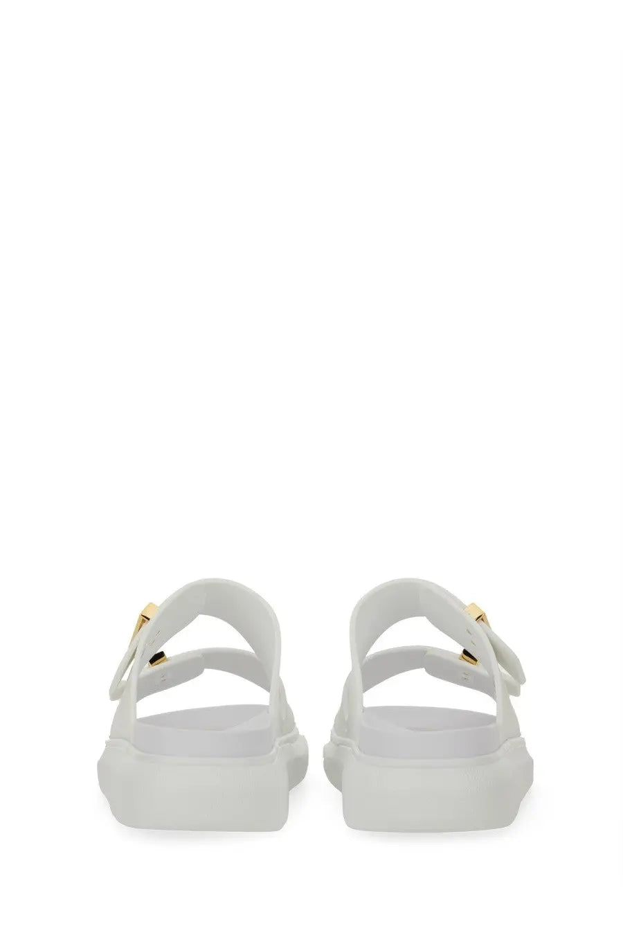 Alexander McQueen Women's Oversize Hybrid Sandal White, view 5